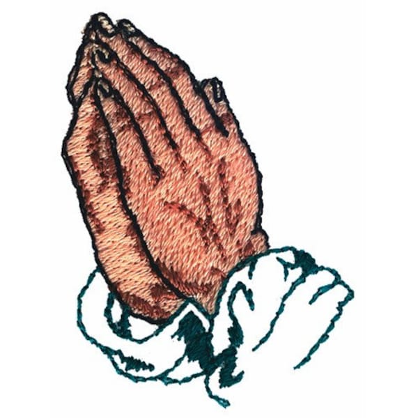 Praying Hands - Machine Embroidery Design