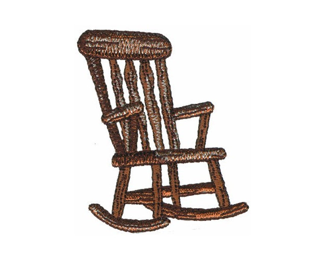 Rocking Chair - Machine Embroidery Design - Etsy