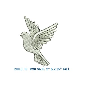 Dove - Machine Embroidery Design