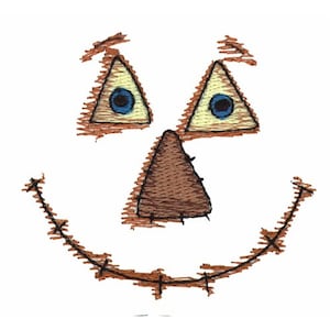 Scarecrow Face - Machine Embroidery Design