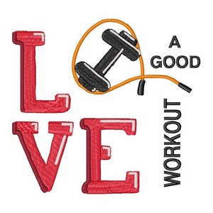 Good Workout - Machine Embroidery Design