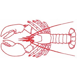 Lobster - Machine Embroidery Design