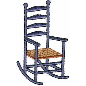 Rocking Chair - Machine Embroidery Design - Etsy