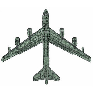 B-52 - Machine Embroidery Design