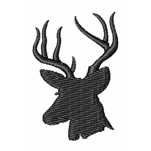 Deer Head - Machine Embroidery Design