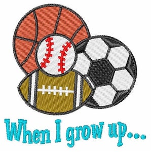 When I Grow Up - Machine Embroidery Design