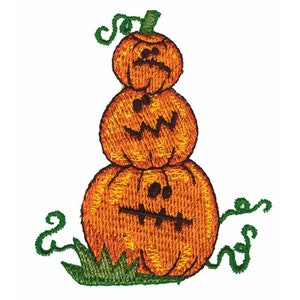 Stacked Pumpkins - Machine Embroidery Design