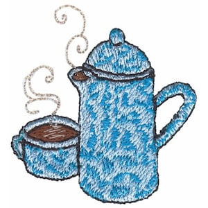 Coffee - Machine Embroidery Design