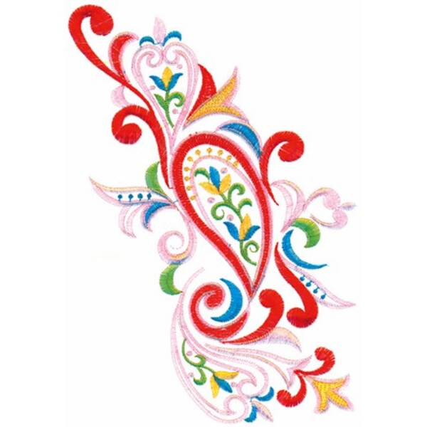 Floral Motif - Machine Embroidery Design