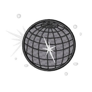 Disco Ball - Machine Embroidery Design
