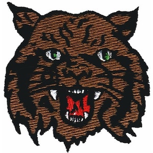 Wildkatze - Stickdatei für die Stickmaschine