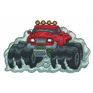 Monster Truck - Machine Embroidery Design