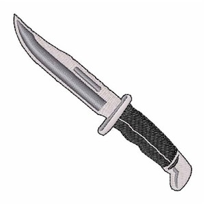 Bowie Knife - Machine Embroidery Design