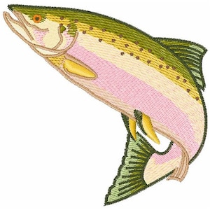 Salmon Fish - Machine Embroidery Design