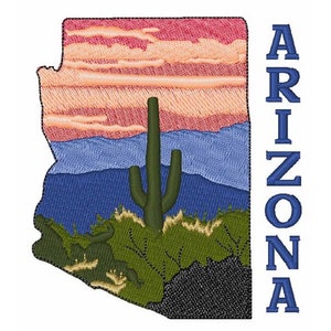 Arizona - Disegno per ricamo a macchina