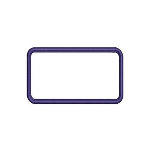Rectangle Border - Machine Embroidery Design