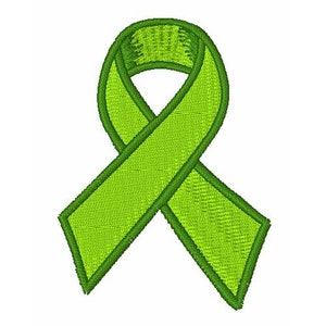 Può includere: Un nastro verde di sensibilizzazione, simbolo di sostegno e solidarietà per diverse cause.