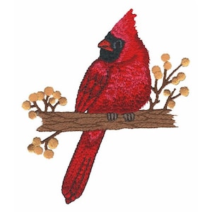 Cardinal - Machine Embroidery Design
