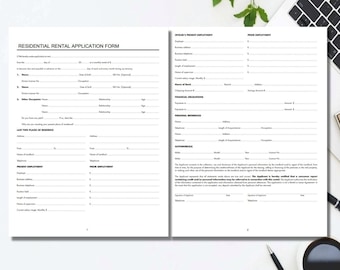 Formulario de solicitud de alquiler, solicitud de arrendamiento rellenable (descarga en PDF)