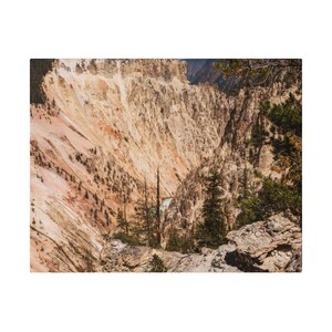 Grand Canyon of Yellowstone decor, Landscape Decor, Nature Photography, National Park Picture, Canvas Print, Wyoming landscape, fine art