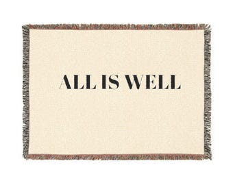 Personalized Woven Blanket