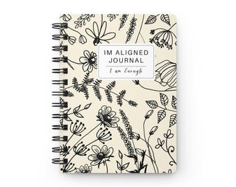 Floral Manifestation Journal - Lined Paper, Goal Setting