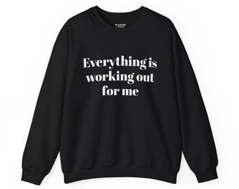 Affirmation Manifestation Mindset Sweatshirt | Abundance Mindfulness