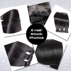 Raw Straight Hair Bundle Product Photos | Beauty Hair Bundles Stock Photos | Hair Business | Virgin Hair Bundle Photo | Digital