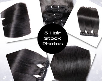 Raw Straight Hair Bundle Product Photos | Beauty Hair Bundles Stock Photos | Hair Business | Virgin Hair Bundle Photo | Digital