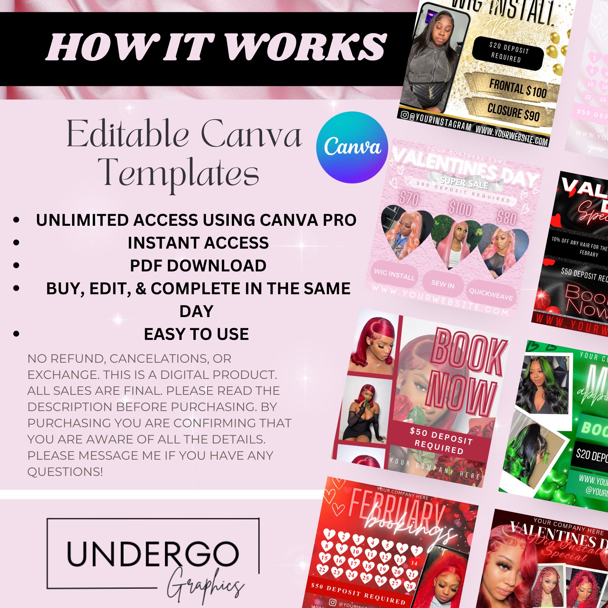 June Bookings Open Flyer Appointments Available Salon Book Now Hair ...