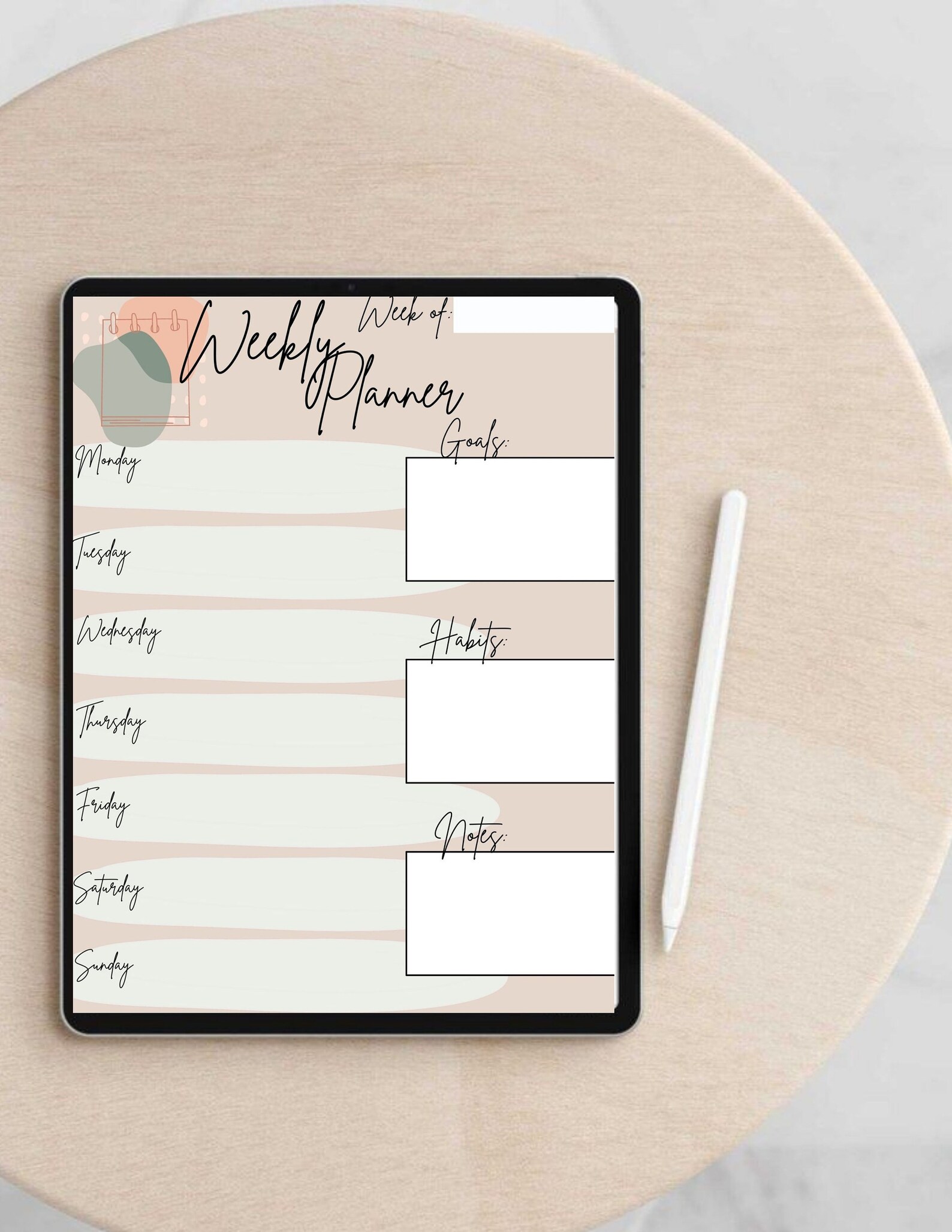 Printable Planner Bundle - Etsy