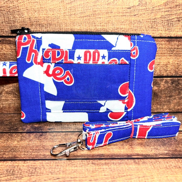 Phillies wallet & lanyard