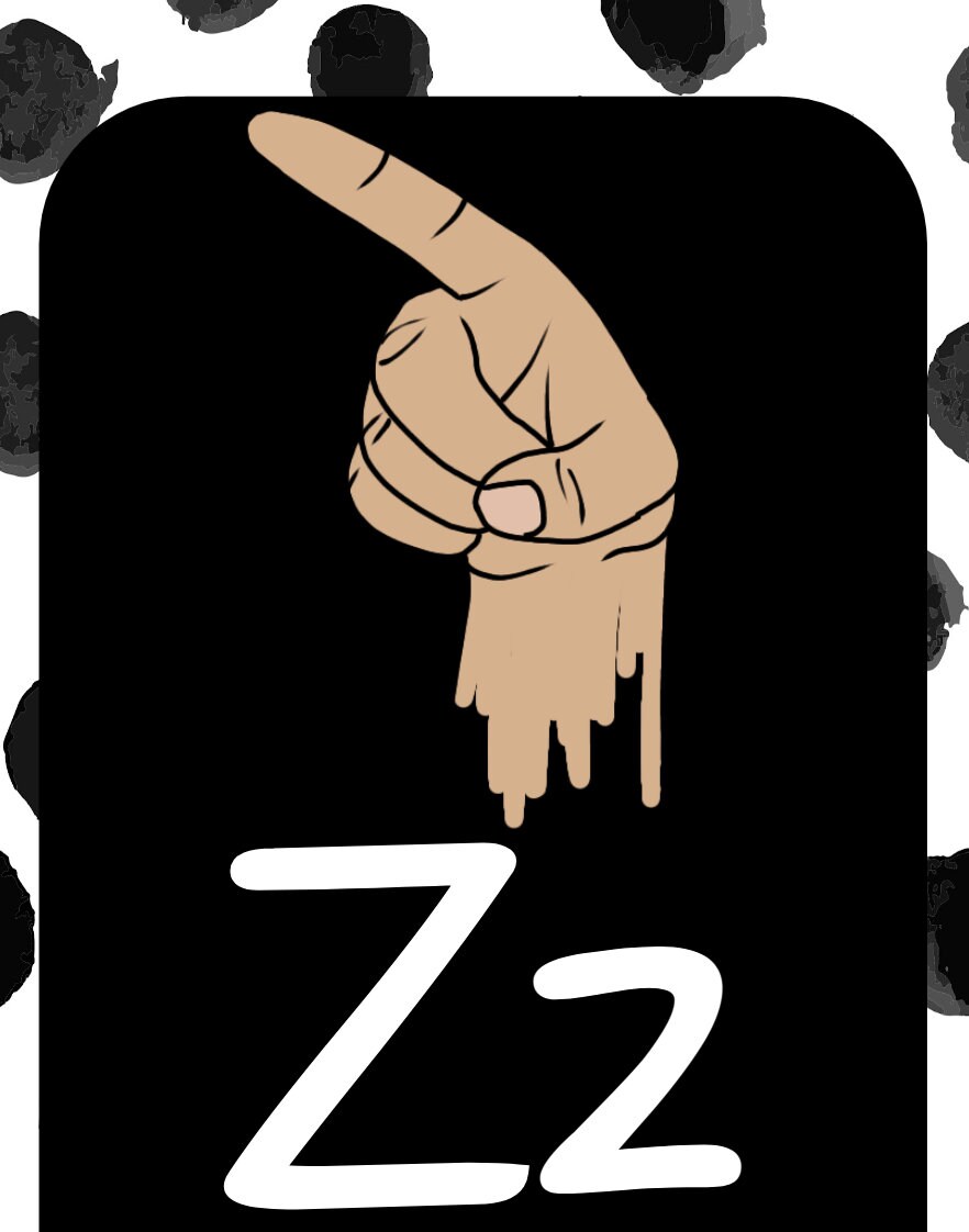 ASL PRINTABLE Alphabet for Classroom - Dots - Etsy