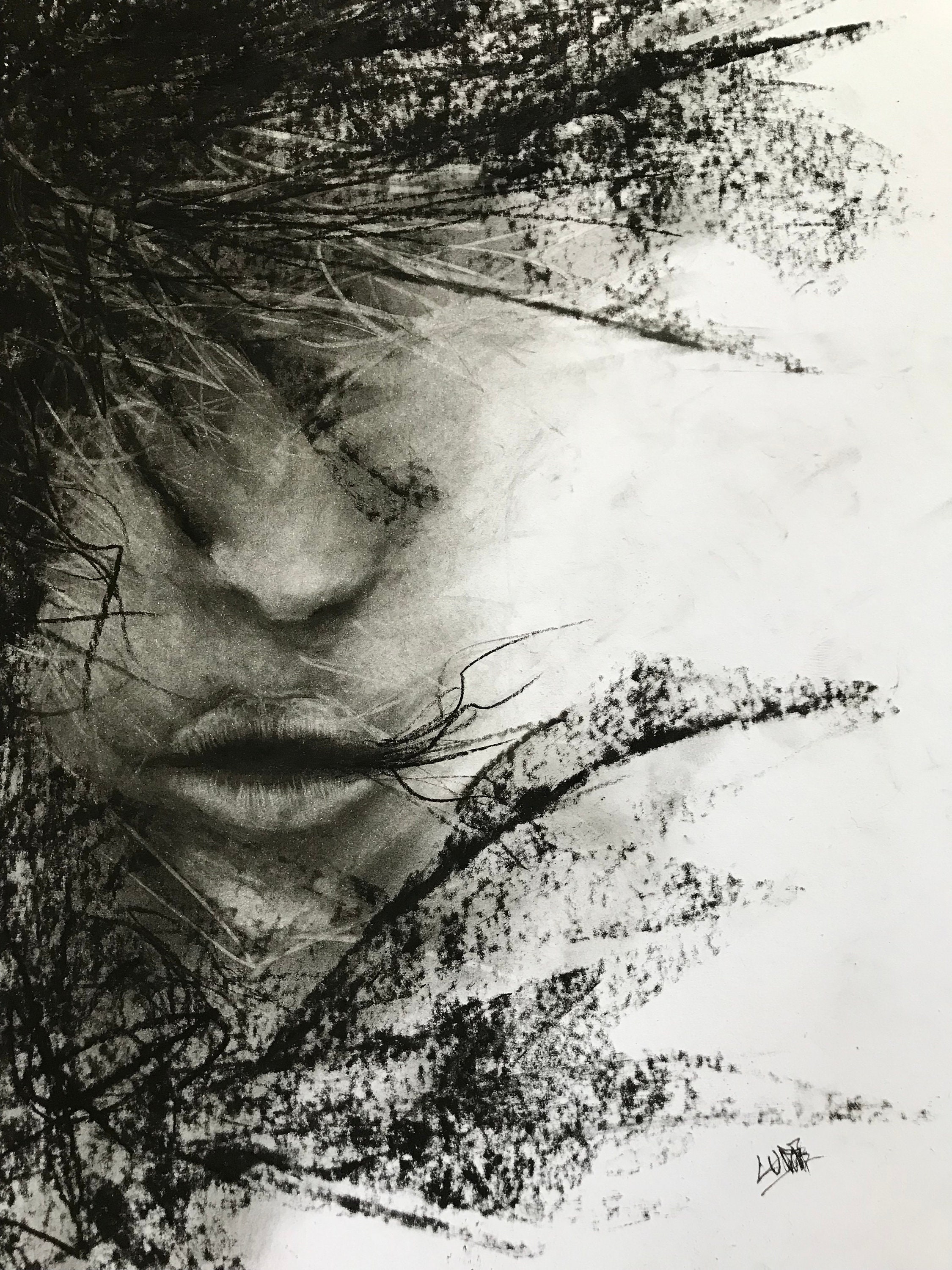 Have You Seen This Charcoal Artist Create Faces From Chaos?