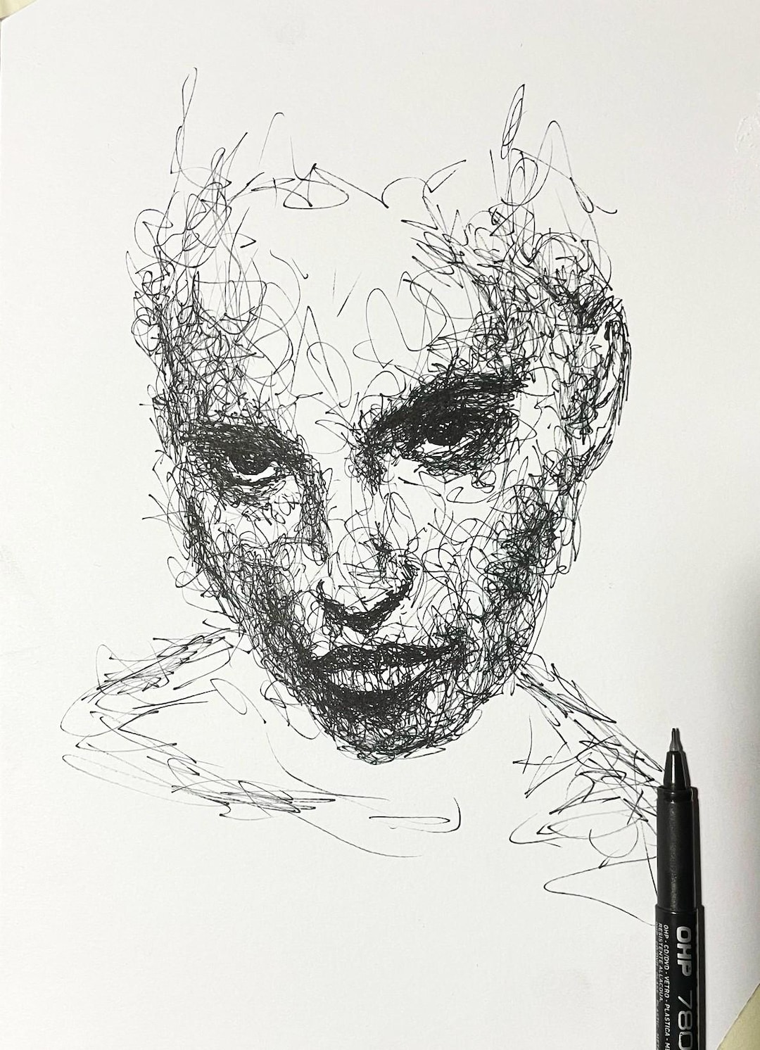 Pen pencil drawing art