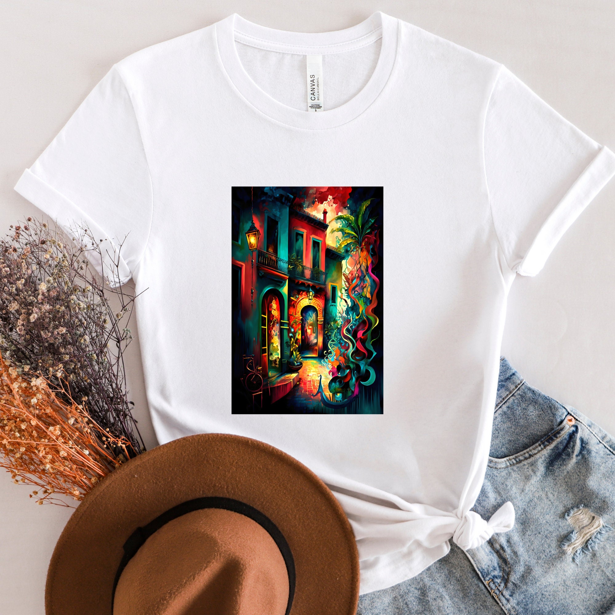NOLA Tarot FULL Tee- Black