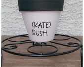 Kate Bush Stranger Things Planter. Nexflix Punny Planter, Funny, Punny Pot, Funny Planter, Puns, Cute Gift Idea, Garden, Emo.