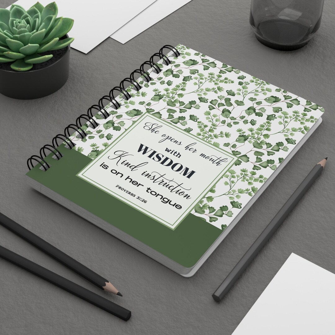 Faith Journal, Bible Study, Church Notes Notebook, Christian Gifts for ...