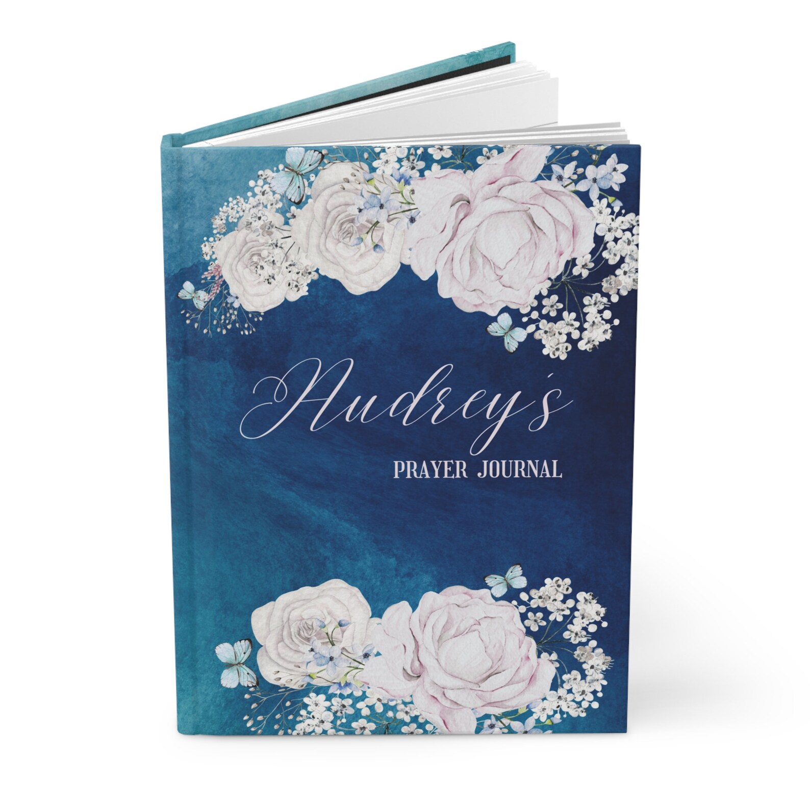 Personalized Prayer Journal, Custom Faith Notebook, Bible Study Sermon ...