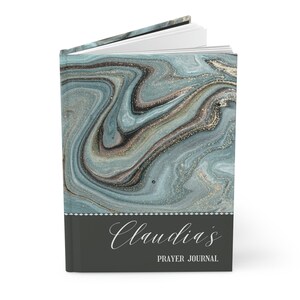 Personalized Name Prayer Journal, Custom Faith Notebook, Travel Bible ...