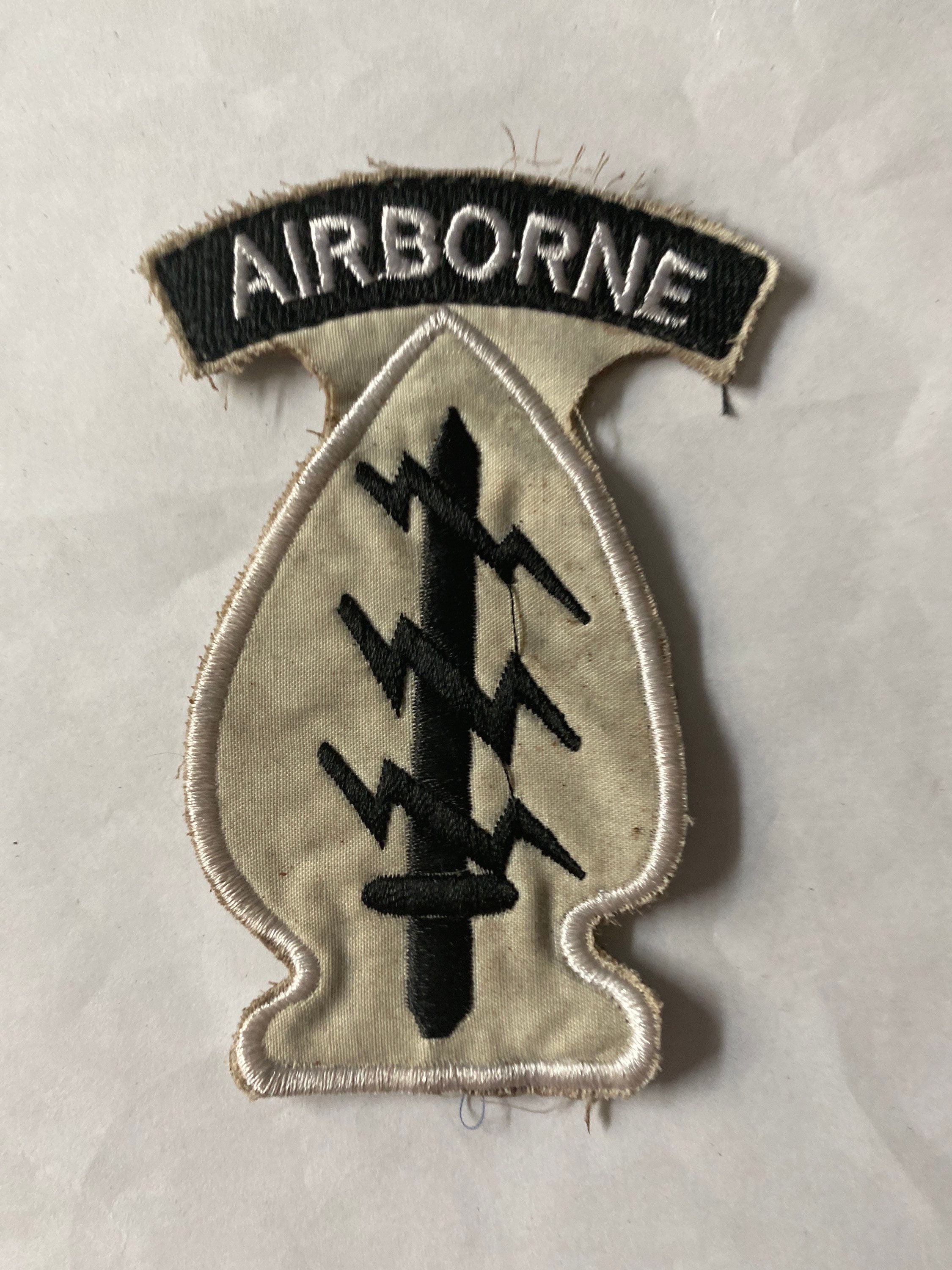 US Army Special Forces Airborne Patch vietnam War White Etsy