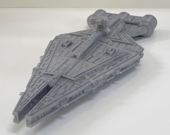 Arquitens Republic Light Cruiser +13" Jedi Light Cruiser Star Wars Armada 3D Printed Vehicles