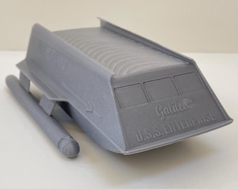 Galileo +7" ST Federation Class Spacefleet 3D Printed Vehicles