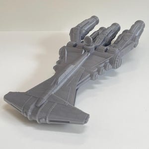 Crucible Corvette +13&quot; Jedi Transport Ship Star Wars Legends Galactic Republic 3D Printed Vehicles