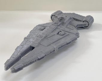 Class 546 Modified Arquitens Command Cruiser +13" Lightspeed Cruiser Star Wars Armada 3D Printed Vehicles