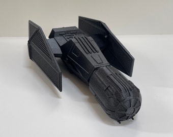 TIE Scimitar Imperial Bomber Starfighter Star Wars Galactic Empire 3D Printed Vehicles