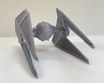 TIE Interceptor Imperial Starfighter Star Wars Legends Galactic Empire 3D Printed Vehicles
