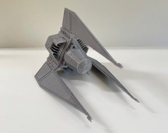 TIE Phantom Imperial Assault Starfighter Star Wars Legends Galactic Empire 3D Printed Vehicles