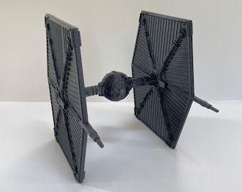 TIE Fighter Prototype Imperial Starfighter Star Wars Galactic Empire 3D Printed Vehicles
