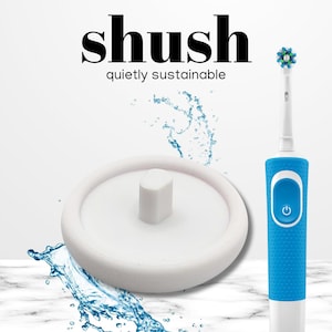 Electric Toothbrush Stand For Major Brand with Circle Drip Tray (White, Single)